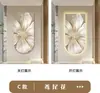 Pintura Decorativa Estilo Creme Francês para Hall de Entrada Pintura com Iluminação LED de Alto Padrão em Forma de U Pintura para Pendurar em Sala de Estar Corredor de Luxo Acessível