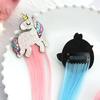 Corda de Cabelo Trançada Colorida Infantil, Acessórios de Cabelo Coloridos para Amarrar, Grampos de Cabelo, Tranças Despojadas de Meninas, Fitas Coloridas Degradê Hip-Hop
