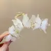 Super Fada Clipe Borboleta Inteligente Feminino Clipe Tubarão Sofisticado Doce Bonito Grampo de Cabelo Atrás da Cabeça 2024 Novos Acessórios de Cabelo
