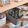 Caixa de Armazenamento para Mesa, Grande Capacidade, Espessada, Caixa de Armazenamento de Brinquedos de Plástico Removível com Tampa, Caixa Organizadora para Casa, Caixa de Armazenamento