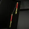 Jogo Peace Elite Faca de Chama Fria Sem Gume Artesanato em Metal Nezha Shenlong Nunchaku Ornamento Modelo