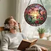 Pendente Colar de Vidro Colorido Beija-flor Pôr do Sol Ornamento de Vidro para Casa Decoração de Janela Apanhador de Sol para Jardim