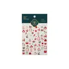 Ferroso Dulce Cálido Ambiente Festivo Pegatinas para Uñas Artísticas Navidad Año Nuevo Lindo Muñeco de Nieve Oso Manzana Colección de Pegatinas para Uñas