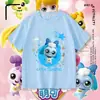 Adorable y Linda Camiseta de Manga Corta para Niñas, Top de Algodón Puro con Dibujos Animados Lindos de Starlight, Camiseta Básica Casual de Verano para Niñas Pequeñas