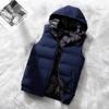Colete Masculino Outono e Inverno 2022 Novo Ferramenta Roupa Externa Colete Espesso de Algodão com Penas