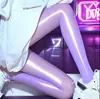 2026 Medias Color Rojo Vino con Aceite de Caballo Talla Grande Comercio Exterior Más Vendidas Medias con Aceite de Caballo Pantimedias Brillantes Lisas Aceitosas Seda 5D Suave Seda Brillante Transparentes