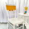 Amazon Transfronterizo Grueso Color Sólido Poliéster Elástico Lazo Hotel Boda Silla de Boda Respaldo Correas Decorativas Al por Mayor