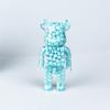 Comercio exterior grava de cristal natural oso violento decoración de escritorio artesanías de resina bearbrick150