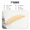 Novo Presilha Banana de Plástico de Alta Qualidade com Dentes para Grande Volume de Cabelo, Presilha Vertical Fashion, Base de Presilha Acessório Fresca e Doce