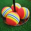 Pelota de Golf Suave de Esponja de 42 mm Pelota de Práctica de Golf para Interior Arcoíris Eva Espuma Suave Suministro Directo de Fábrica