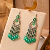 12 Más 1 Color 2026 Nuevos Aretes Estilo Bohemio para Vacaciones Retro Multicapa Medianos Aretes de Moda