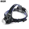Luz nocturna para exteriores T6 linterna frontal de luz fuerte linterna led q5 linterna de minero para llevar carga zoom de largo alcance linterna L2