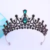 Adorno de cabeça para noiva Europeu e Americano transfronteiriço luxo coroa de casamento para noiva coroa de strass para aniversário acessórios para vestido novo acessórios de cabelo