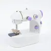 Sm-202 Máquina de Coser Eléctrica Pequeña Multifuncional, Mini Máquina de Coser para Tela Gruesa, Máquina de Coser Portátil para el Hogar