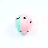 Campana grande de 4 cm pintura dos colores accesorios DIY decoración de collar de perro navideño colgante de llavero materiales hechos a mano