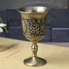 Taça de Vinho Retro Europeia, Taça de Vinho Branco, Taça Flutuante, Enfeites Domésticos, Taça de Vinho Pequena de Metal, Copo Pequeno para Beber, Copo para Destilados