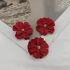 Flores de simulação diy cabeças de flor multicamadas Headdress Hanfu guirlanda de flores artesanal materiais flores de seda flores para grampo de cabelo flores para decoração de casamento flores