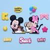 Pegatinas de Ratón y Pato Pareja de Dibujos Animados de Goma Suave de PVC Accesorios DIY Imanes para Refrigerador Decoración Funda de Teléfono Accesorios para Coche