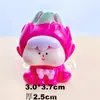 Acessórios de Resina 3D Frutas Multimeninas Quarta Geração DIY Micro-Paisagem Chaveiro Carro Transmissão Ao Vivo Saco Surpresa Jogo de Combinar