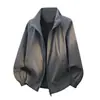 Chaqueta Impermeable Cortavientos Estilo Americano Cuello Alto Hombre Otoño Invierno 2026 Nueva Corta Ropa Dura para Hombre Chaqueta Abrigo Exterior Hombre