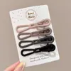 Pinza de Pato sin Costuras para Maquillaje Pasador para Flequillo Frontal Pasador de una Palabra para el Cabello Accesorios para el Cabello Nuevos de Primavera y Verano 2025