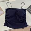 Camisola cálida nueva de lijado para otoño e invierno, para mujer, con almohadilla en el pecho por dentro y por fuera, para usar fina, espalda bonita, camiseta interior cálida