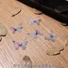 Alas de Mariposa Transparentes de una Sola Capa de Venta Caliente Transfronteriza Accesorios para el Cabello Estilo Antiguo DIY Pasador Borla Tocados Accesorios de Joyería