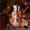 Taza de bolsillo portátil pequeña con asa para dados taza de vacío para exteriores con taza de vacío de doble capa de acero inoxidable olla térmica