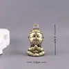 Latão Puro Rei Macaco Zodíaco Macaco Chaveiro de Carro Masculino Pingente Rei Macaco Pingente Criativo de Presente
