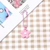 Llavero de Campana de Flor Pequeña Fresca y Colorida Estilo Coreano Colgante de Anillo de Llave Color Caramelo Decoración para Bolso de Mujer Venta al por Mayor
