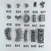 833 Plata Vieja Retro de Shanxi 37 Plata DIY Juguete Cultural Accesorios Accesorios Finamente Elaborados Imitación Antigua Plata de Ley No se Desvanece