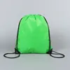 Bolsas de Poliéster 210D con Cordón para Venta al por Mayor Transfronteriza en Stock, Bolsas de Poliéster con Cordón Personalizadas, Bolsas para Eventos de Maratón