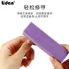 Arte de Unhas Bloco de Tofu Colorido Lixa de Unhas de 4 Lados Alta Elasticidade Furo Grosso Bloco de Tofu Colorido Resistente ao Desgaste Não Solta Bloco de Polimento