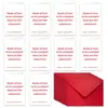 Conjunto de Envelopes com Cartão de Texto Engraçado Novo 1 Peça Transfronteiriço Estranho Engraçado Manuscrito DIY Truque Cartão de Presente Lote