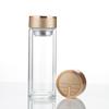 Fabricantes de origen gran capacidad creativo moda nuevo portátil taza de vidrio de alto borosilicato taza de separación de té
