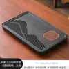 Bandeja de Chá Pequena para Uso Doméstico, Novo Modelo 2026, Bandeja de Chá Imitação Pedra Ouro Negro para Sala de Estar, Conjunto de Chá, Mesa de Chá Pequena para Preparo Seco