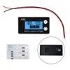 6133A Pantalla Digital de Dos Cables para Batería de Plomo-Ácido y Litio, Pantalla de Potencia, Voltímetro DC 8-100V, Medidor de Potencia Digital