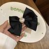 Horquilla con lazo de perla de amor Xue Kaiqi para mujer, con clip de pico de pato láser de verano, accesorios para el cabello, tocado