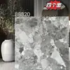 Baldosas de Terrazo Gris 800X800 Cadena de Tiendas Baldosas Antideslizantes para Suelo 600X600 Baldosas para Suelo de Sala de Estar y Restaurante