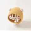 Toucas de Bebê Outono e Inverno Toucas de Bebê Toucas Quentes de Lã Infantil Toucas com Proteção de Orelha Tricotadas Fofas Estilos de Inverno para Meninos e Meninas