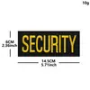 Orden de Seguridad y Seguridad Reflectante Grande y Pequeño Accesorios Tácticos para Uniforme Parche Pegatinas Decoración para Equipaje Insignia