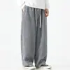 Pantalones Harem de Pana Rectos Ajustados para Hombre de Primavera y Otoño, Talla Grande, Estilo Chino, Pantalones Casuales Sueltos para Hombre