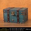 Caja de Joyería Nueva Caja de Almacenamiento de Madera con Cerradura Caja de Almacenamiento Caja de Embalaje de Piedra Caja de Madera Estilo Retro Personalizado Venta al por Mayor