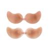 Sutiã Adesivo Push-Up Invisível em Formato de Manga para Vestidos de Noiva, Almofadas de Silicone Ultra Finas para Seios, Lingerie Push-Up para Trajes de Noiva sem Costas, Em Estoque