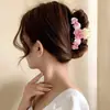 Novo Presilha de Cabelo Tendência 2025, Estilo Verão Suave e Respirável, Pinça de Cabelo Feminina, Grampo de Cabelo Feminino de Luxo Leve, Presilha de Tubarão