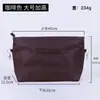 Bolsa de nylon com forro de três zíperes Bolsa sacola forro de acabamento tamanho grande médio pequeno bolsa interna para armazenamento bolsa de cosméticos