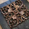 Pintura Colgante Antigua Media DIY Flor Francesa Hueca Calcomanías de Talla en Madera Dongyang Parche de Pared de Fondo Bolsa de Materiales para Pintura Colgante
