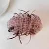 Estampa de Leopardo Doce e Descolada ~ Design Exclusivo Presilha para Rabo de Cavalo Alto com Estampa de Leopardo, Presilha Banana Feminina, Pente de Cabelo de Luxo para a Nuca