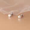 Ailoqi Prata s925 Brincos Fofos de Pata de Gato Doces Estilo Coreano Feminino Simples Diamante Brincos de Fio M00325