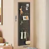Prateleira de Painel Perfurado para Armazenamento Porta de Entrada Parede dos Fundos Placa Perfurada Parede da Sala de Estar Aço Inoxidável Armazenamento Exibição Placa para Pendurar